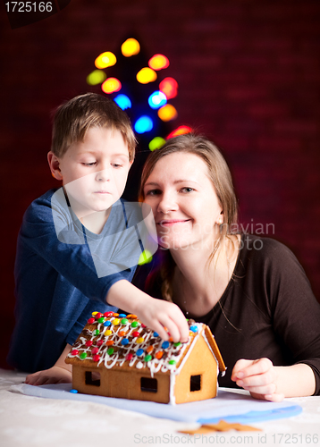 Image of Gingerbread house decoration