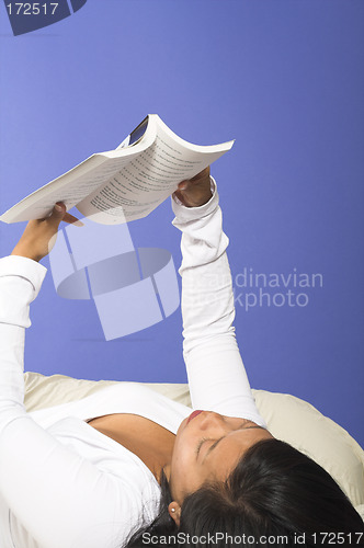 Image of girl reading