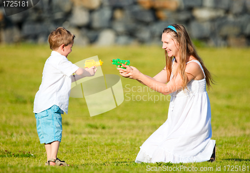 Image of Family fun outdoors