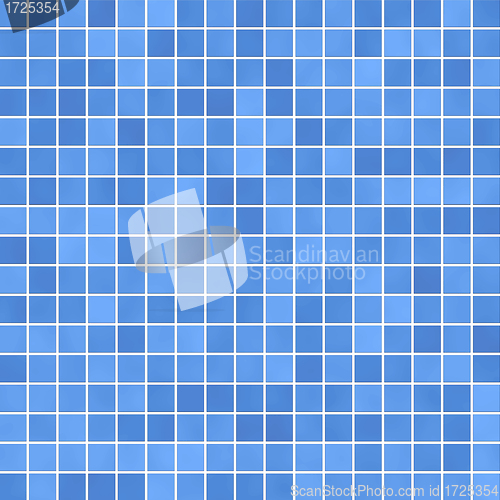 Image of blue mosaic background