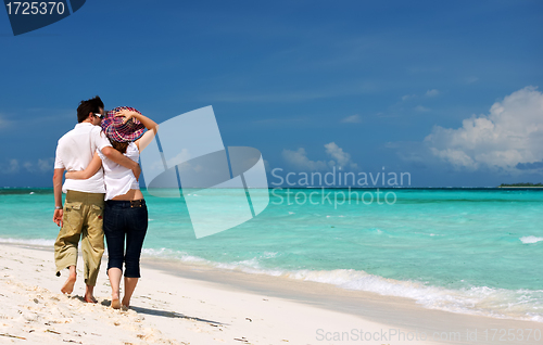 Image of Young couple on the beach