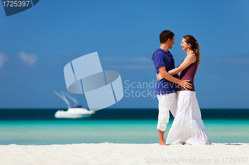 Image of Couple on tropical beach