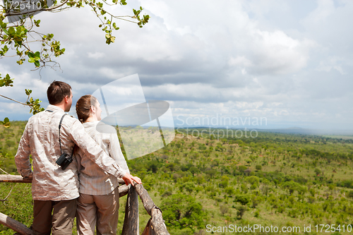 Image of Couple on safari vacation