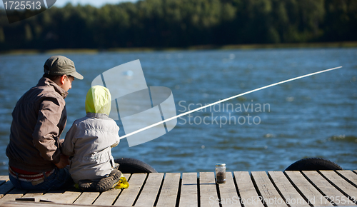 Image of Family fishing