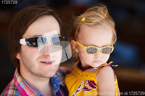 Image of Father and daughter portrait