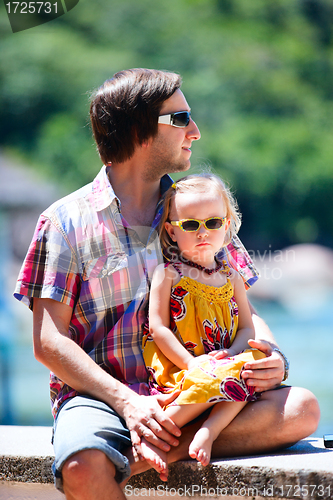 Image of Father and daughter portrait
