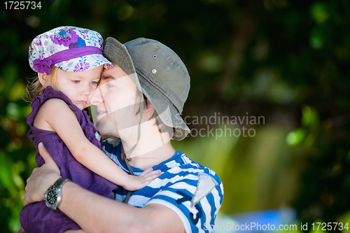 Image of Father and daughter portrait