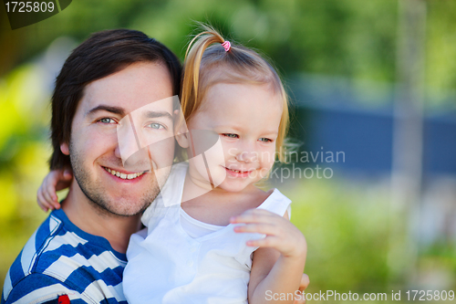 Image of Father and daughter portrait