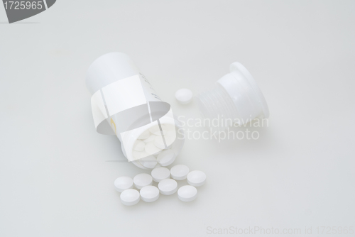 Image of Box of white pills