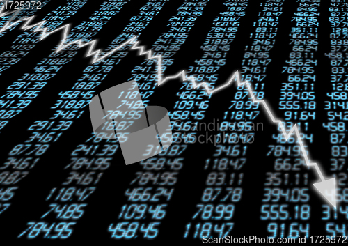 Image of Stock Market Down