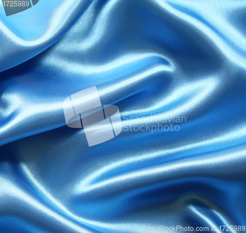 Image of Smooth elegant dark blue silk