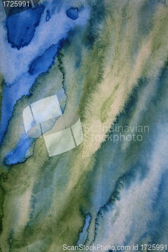 Image of Abstract watercolor background on paper texture 