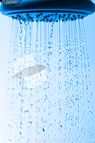 Image of Shower Head with Droplet Water