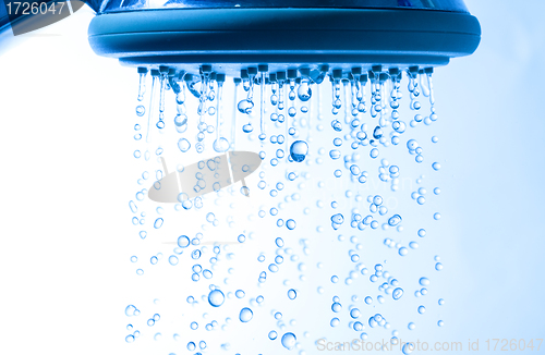 Image of Shower Head with Droplet Water