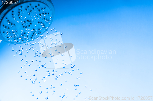 Image of Shower Head with Droplet Water