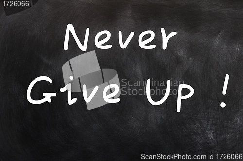 Image of Never give up