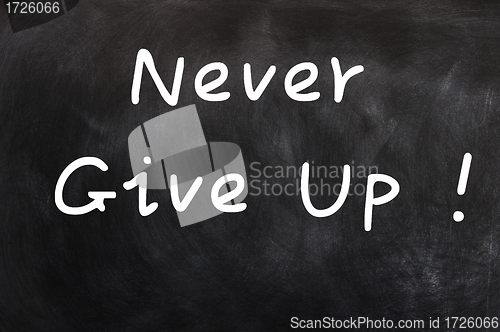 Image of Never give up