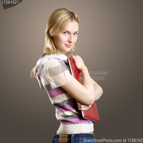 Image of Woman With Laptop