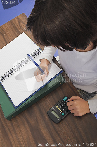 Image of doing homework