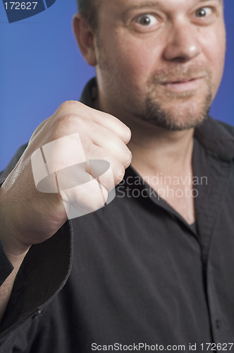 Image of showing fist