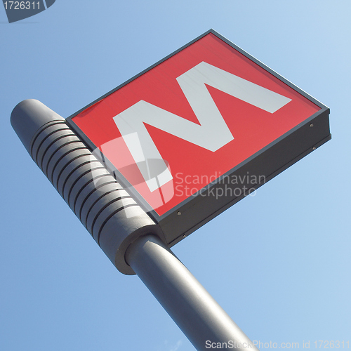 Image of Subway sign