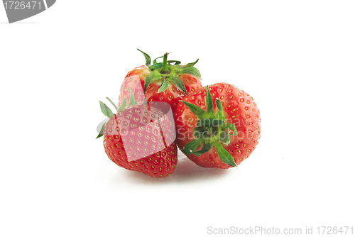 Image of Three strawberries