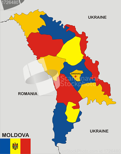 Image of moldova map