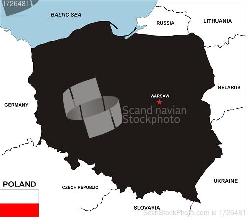 Image of poland map