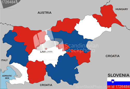 Image of slovenia map