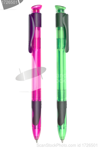 Image of Colorful ballpoint pens 