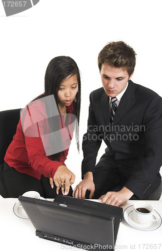 Image of business people at work