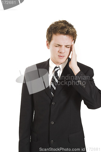 Image of business man in pain