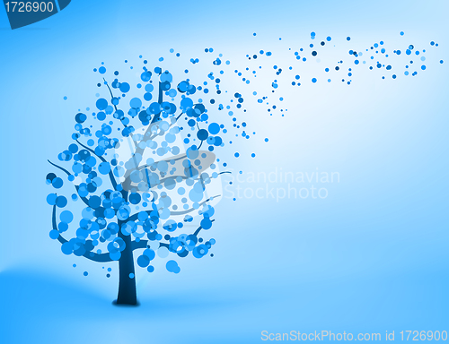 Image of Abstract blue color background. EPS 8