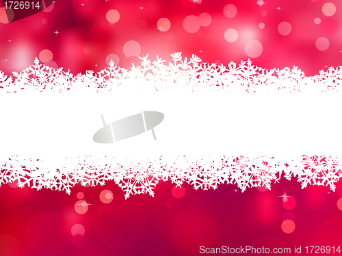 Image of Red christmas background with copy space. EPS 8