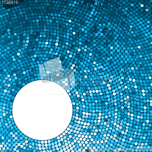 Image of Abstract blue glow mosaic background. EPS 8