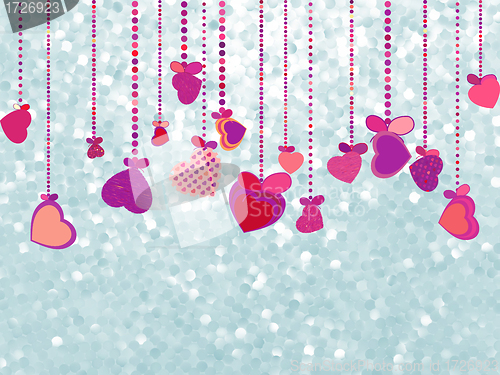 Image of Valentines Day Background. EPS 8