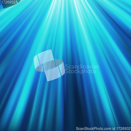 Image of Blue luminous rays. EPS 8