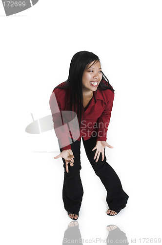 Image of woman having fun