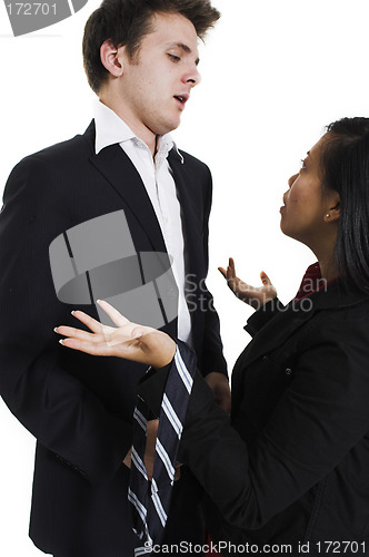 Image of couple arguing