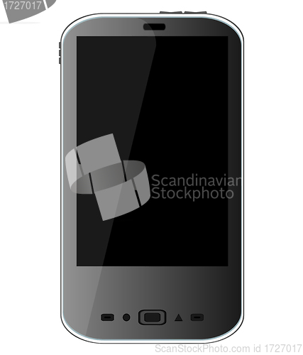 Image of smart phone isolated