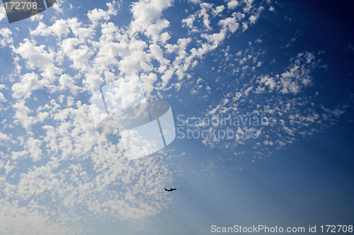 Image of airplane departure