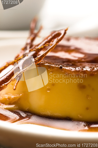 Image of Delicious creme caramel dessert 