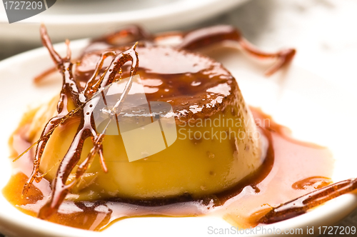 Image of Delicious creme caramel dessert 