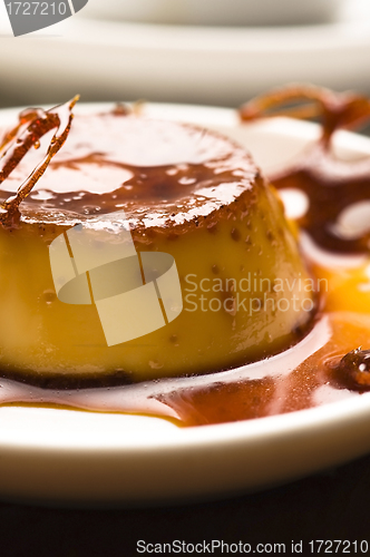 Image of Delicious creme caramel dessert 