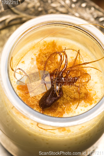 Image of Delicious creme caramel dessert 