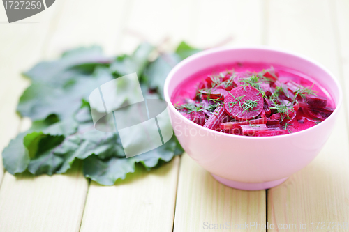 Image of beet soup