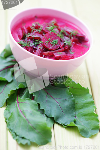 Image of beet soup