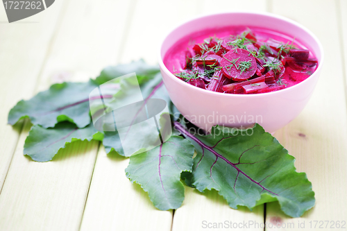 Image of beet soup