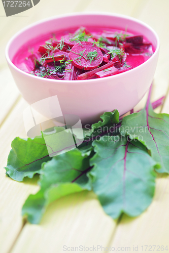 Image of beet soup