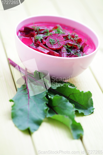 Image of beet soup